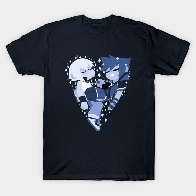 Blue SoRiku T-Shirt by VenaCoeurva